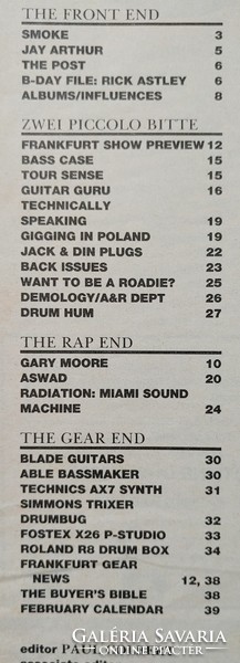 Making Music magazin 89/2 Aswad Gary Moore Miami Sound Machine Mission UK Van Halen