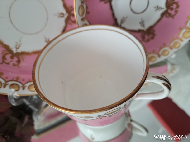 Antique tea cup with cake plate