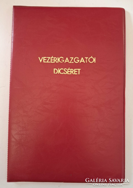 Vezérigazgatói dicséret Csepel Auto