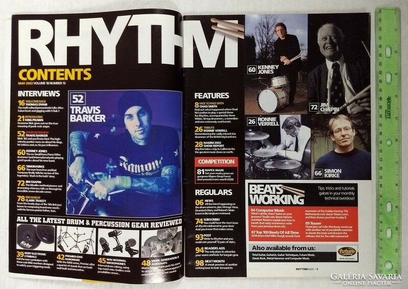 Rhythm magazin 02/5 Blink 182 Chad Smith Kenney Jones Jim Chapin Simon Kirke