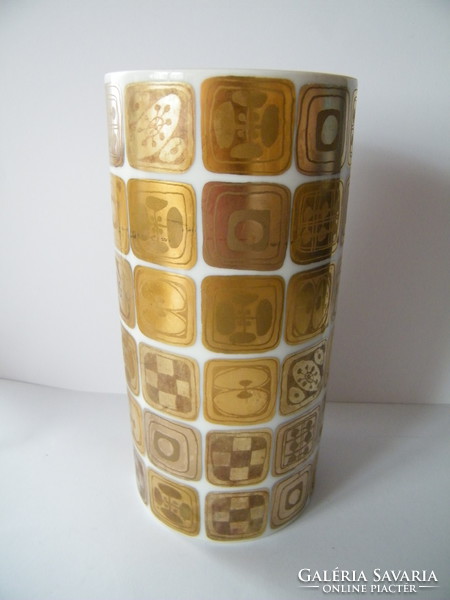 Vintage bjorn wiinblad (quatre couleurs) studio rosenthal porcelain vase