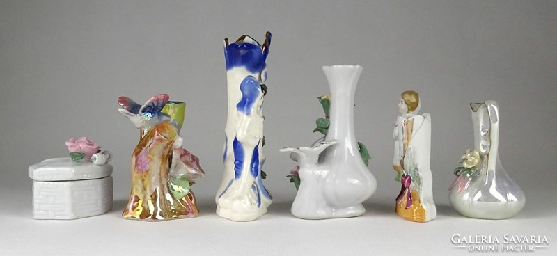 1O634 old mixed porcelain package 6 pieces