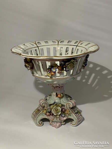 Antique German schierholz porcelain tray