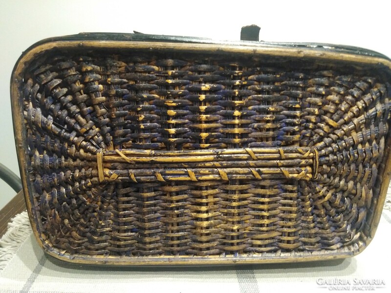 Miss - antique hand basket, hand bag