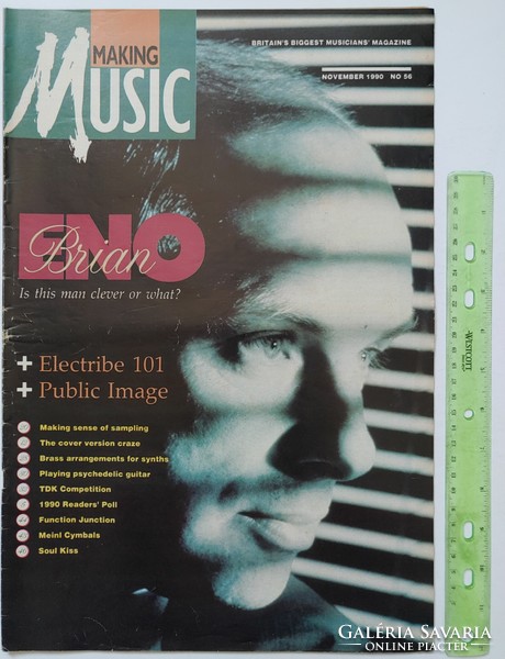 Making music magazine 90/11 brian eno public image pil electribe 101 cure pet shop boys zz top