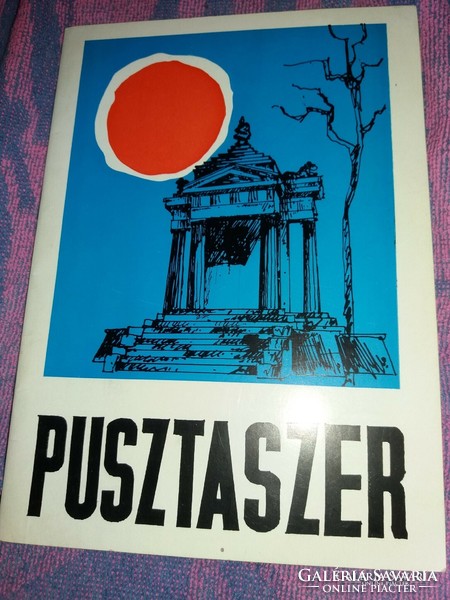 Csongor Győző :Pusztaszer, tudományos értekezés kis könyv a Szerző által dedikálva a képek szerint