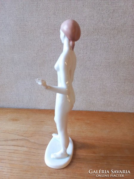 Retro Hungarian Aquincum porcelain nude. Rare