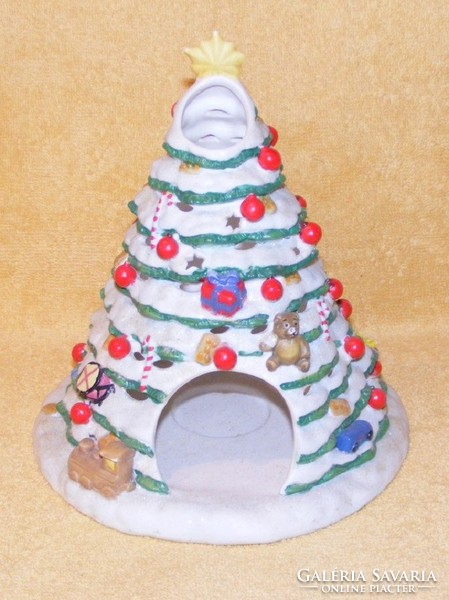 Partylite karácsonyfa alakú mécsestartó
