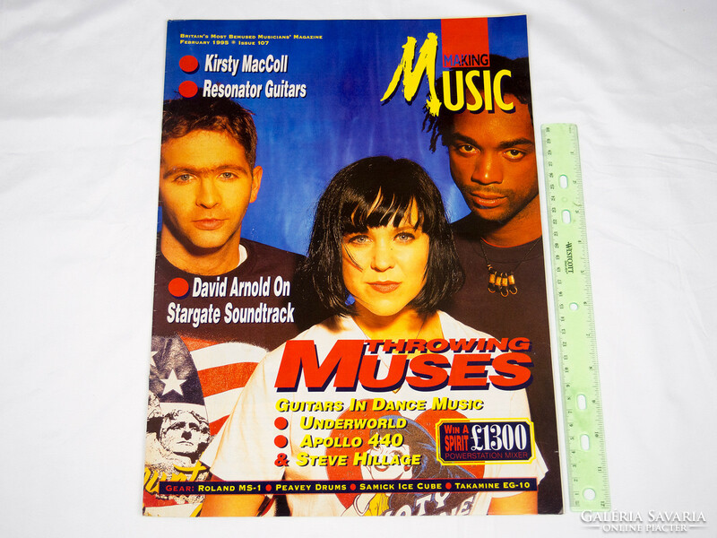 Making music magazine 95/2 throwing muses kirsty maccoll dave arnold apollo 440