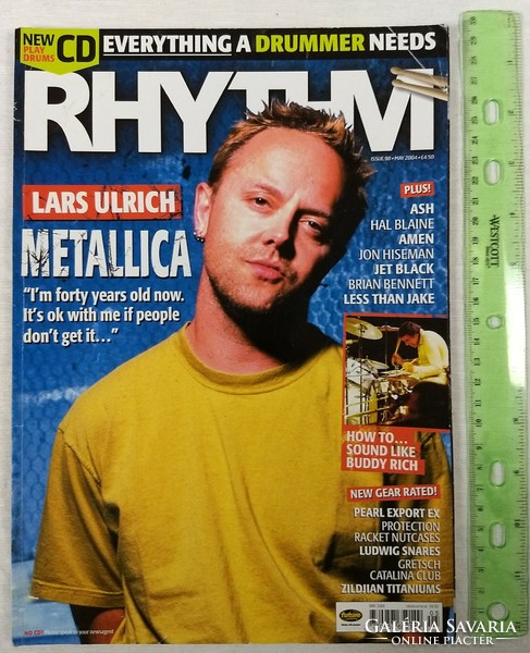 Rhythm magazin 04/5 Metallica Ash Amen Jet Black Less Than Jake