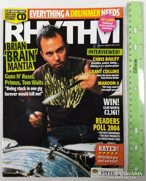 Rhythm magazin 05/1 Brian Mantia Chris Bailey Grant Collins Maroon 5