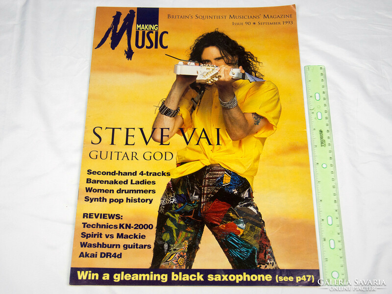 Making music magazine 93/9 steve vai barenaked ladies otway electric music