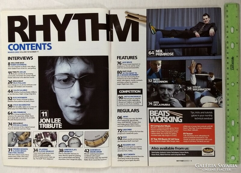 Rhythm magazin 02/3 Neil Primrose Jon Lee Russ McKinnon Steve Washington Fito De La Parra