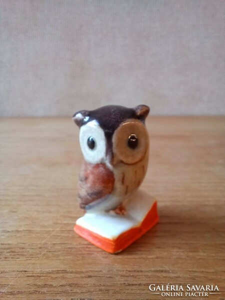 Antique ceramic figure. Owl. Ceramic