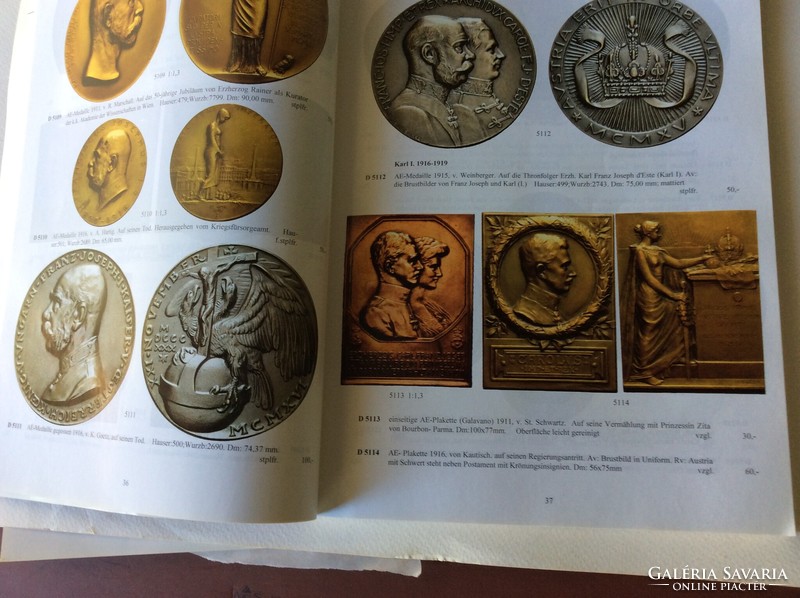 Medal, plaque, award auction catalog