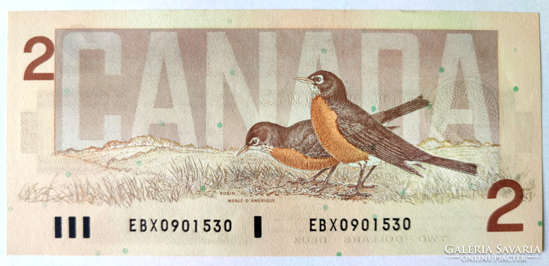 Canada $ 2 1986 unc