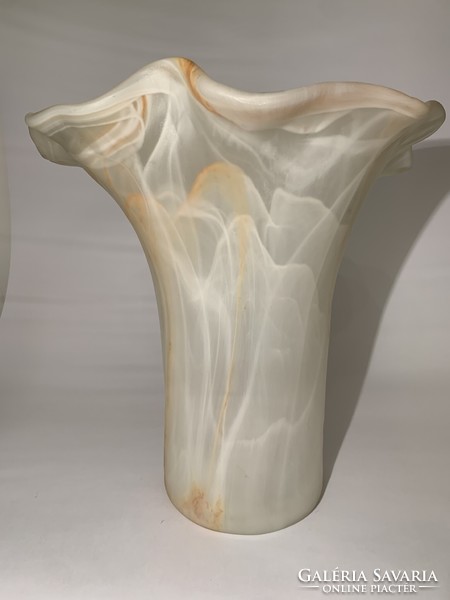 Márvány hatású matt Muranoi váza