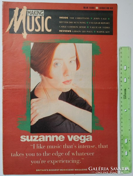 Making Music magazin 90/3 Suzanne Vega John Cale Christians Bowie Creedence CR Teardrop Explodes Tik