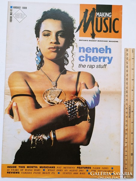 Making Music magazin 89/8 Neneh Cherry Pat Metheny Bill Bruford Pogues Miles Davis