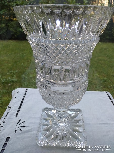 Francia Baccarat kristály váza