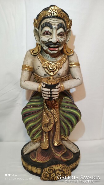 Carved wooden statue figure large size 50 cm Bali Indonesian East