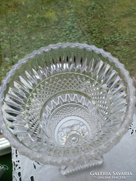 French baccarat crystal vase