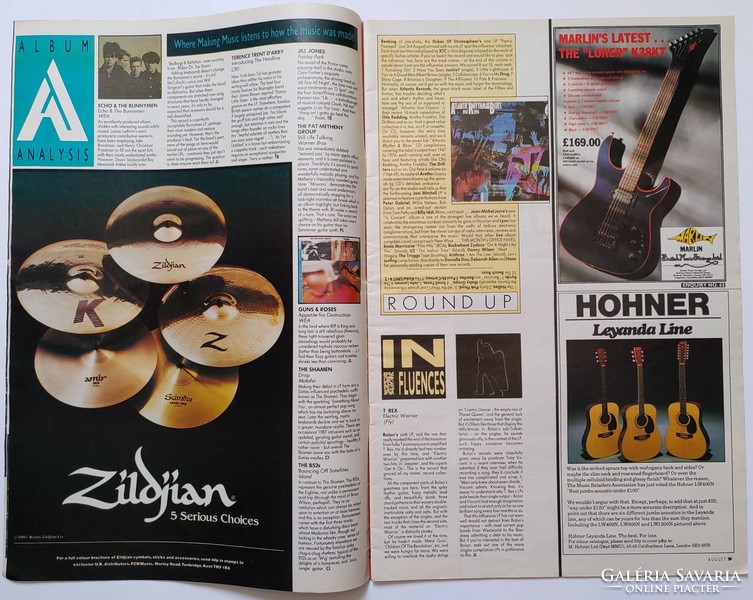 Making Music magazin 87/8 Marillion The Cure Long Ryders Colin Hay Echo & The Bunnymen