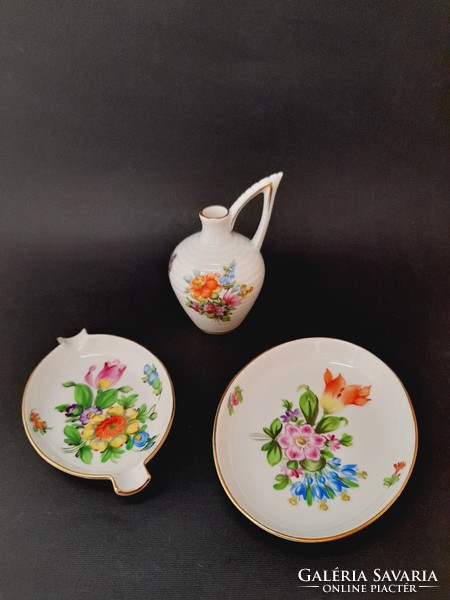 Herend floral pattern package, 3 in one