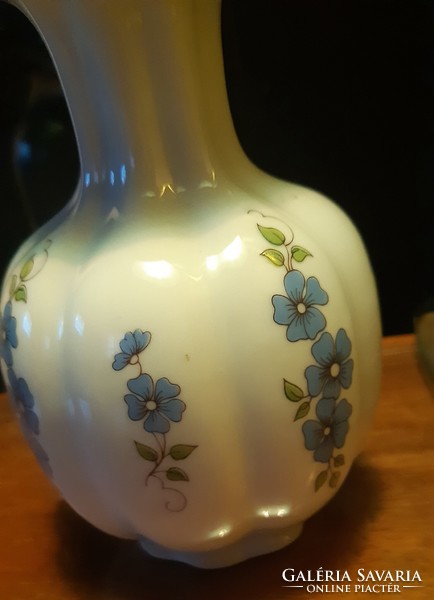 Zsolnay porcelain fluted vase