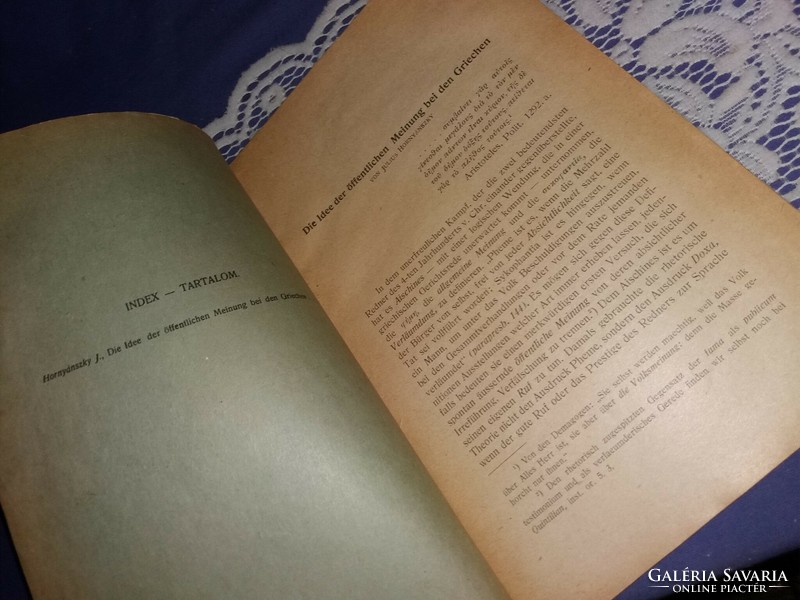 1922. Dissertations of the József Ferenc University of Szeged Philosophy book publication according to the pictures