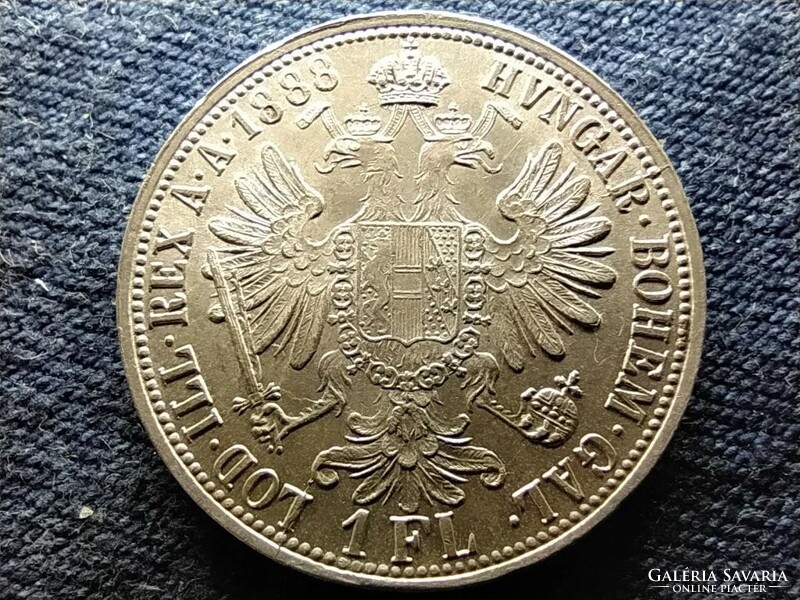 Austria József Ferenc .900 Silver 1 florin 1888 (id79698)