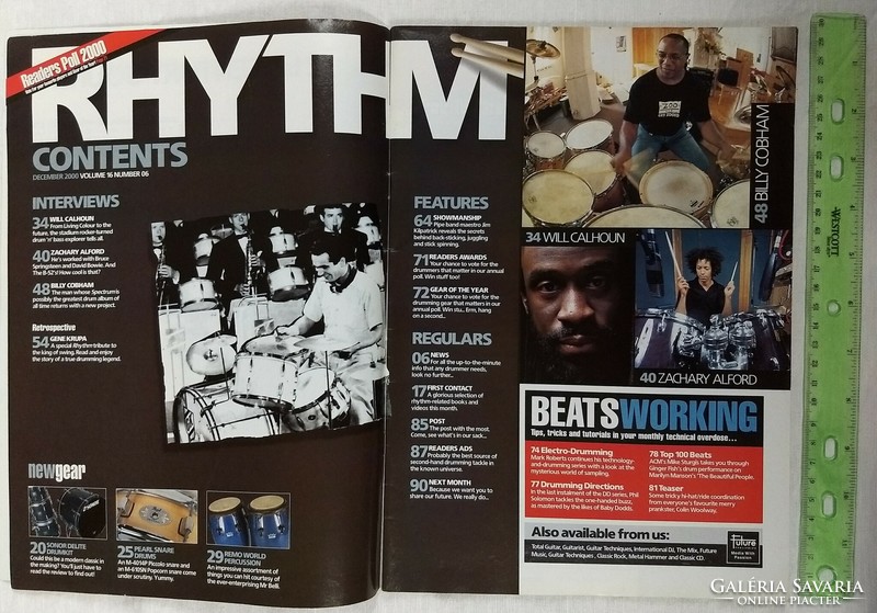 Rhythm magazin 00/12 Gene Krupa Billy Cobham Zachary Alford Will Calhoun