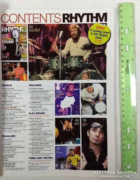 Rhythm magazin 05/5 Ginger Baker Virgil Donati Ian Palmer Mars Volta Cradle Of Filth