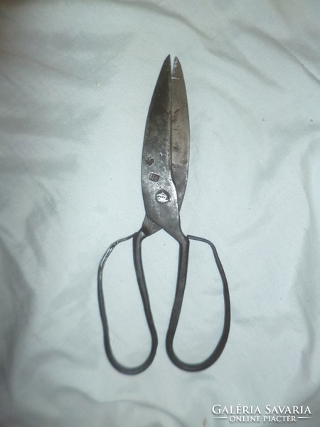 Antique forged iron scissors 22cm