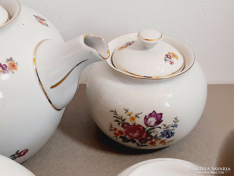 Hollóház porcelain tea set