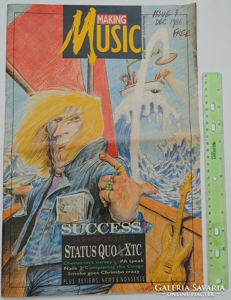 Making music magazine 86/12 status quo xtc roger mcguinn pet shop boys frank zappa kate bush