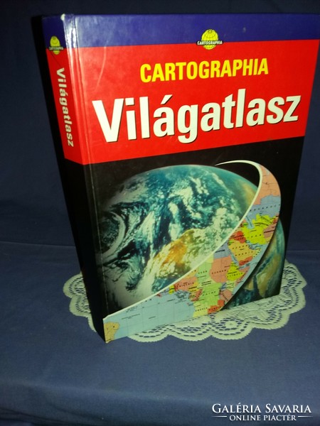 The cartography company's comprehensive large-scale heavy world atlas book by images cartografia