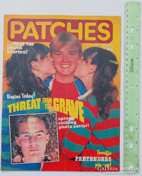 Patches magazin 80/12/6 The Pretenders poszter Nick Nolte