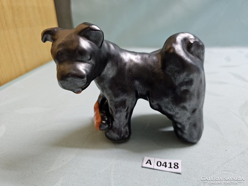 A0418 Izsépy (?) Ceramic dog 12x15 cm