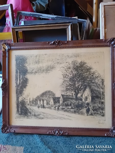 Élesdy etching for sale