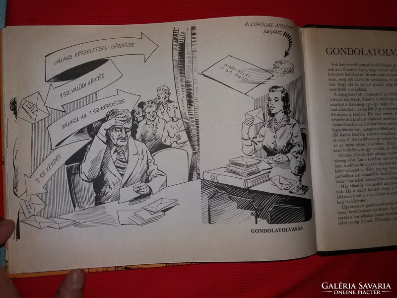 Walter B. Gibson Csodák könyve..vigyázat csalók ! - bűvésztrükkök leleplezései képek szerint