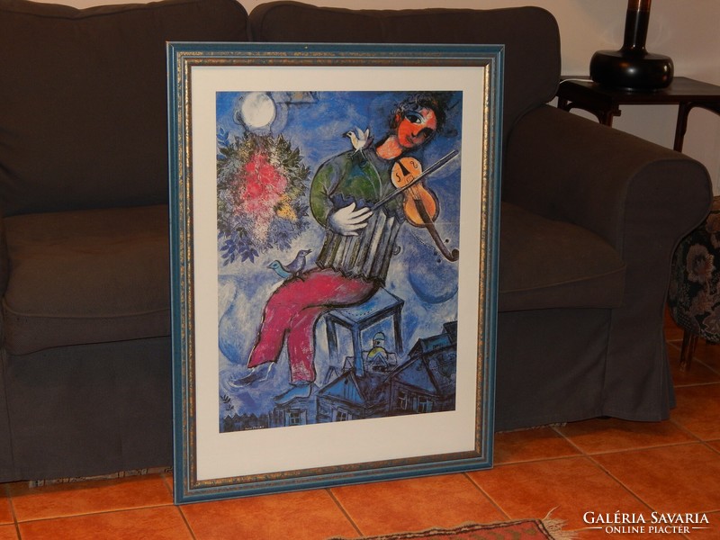 Nice frame for a 60X80 cm picture with Marc Chagall print 60 x 80 80x60