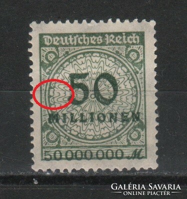 Tévnyomatok, érdekességek  1258 (Reich) Mi 321 A P HT     3,00 Euró postatiszta