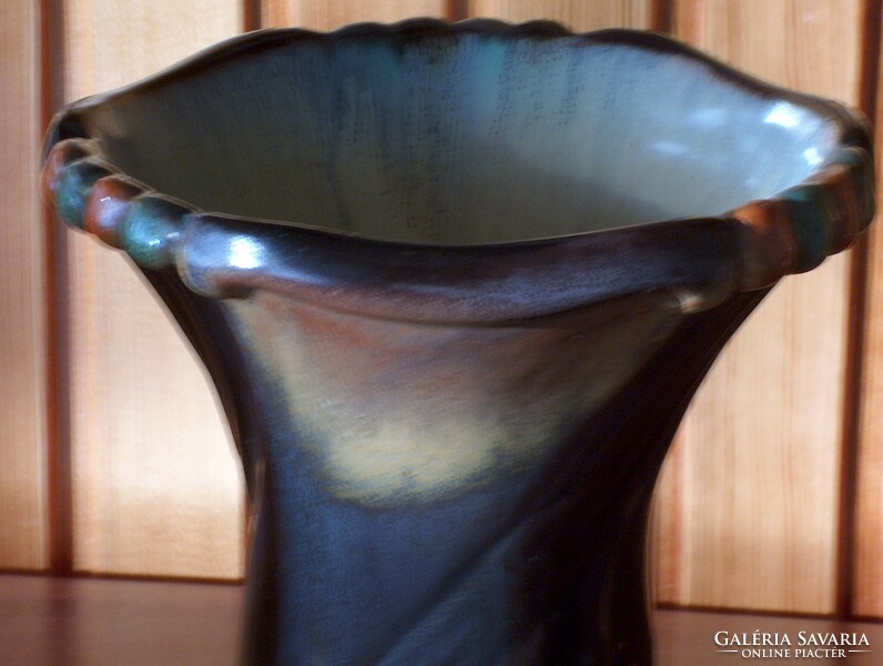 Old interesting vase, colorful, iridescent, flawless