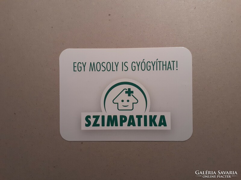 Hungary, card calendar - simpatika pharmacy 2021