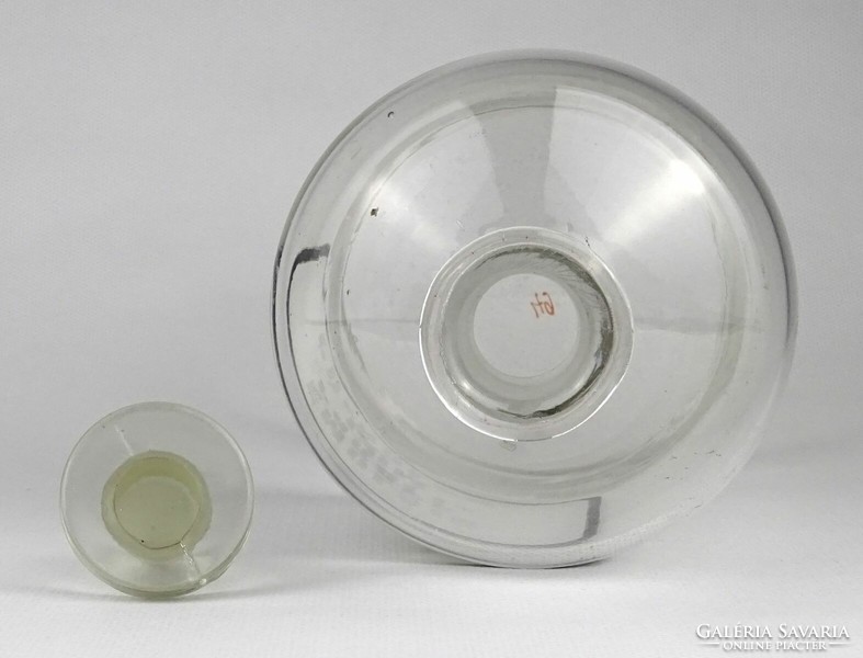 1O596 Régi nagyméretű gyógyszertári patika üveg 20.5 cm