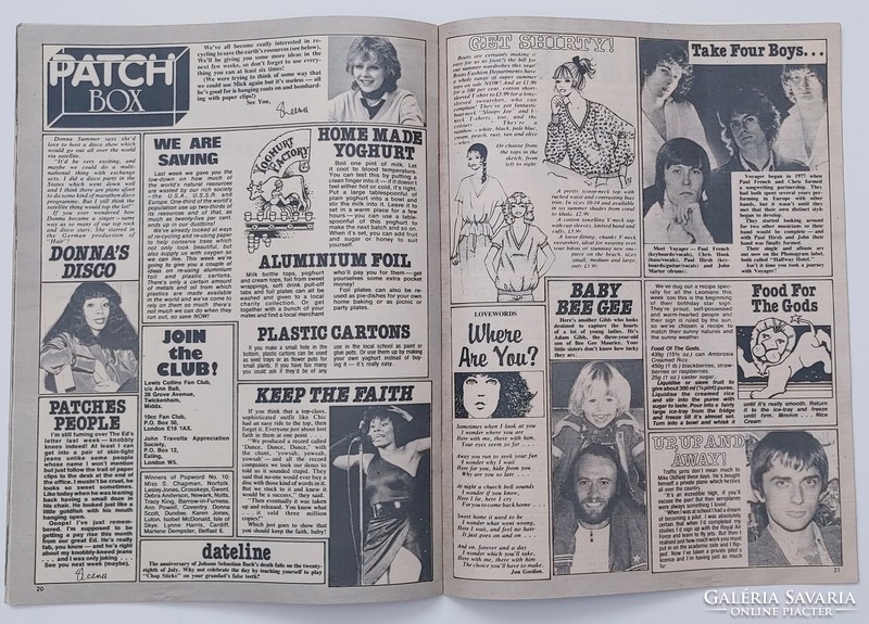 Patches magazin 79/7/28 Keith & Tim Atack poszter Racey Child Prince Andrew
