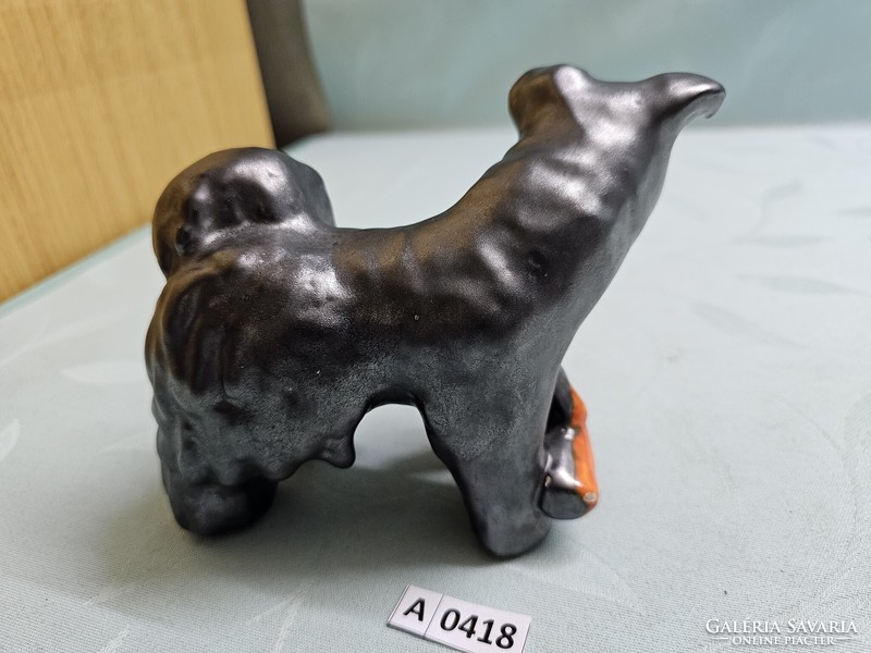 A0418 Izsépy (?) Ceramic dog 12x15 cm