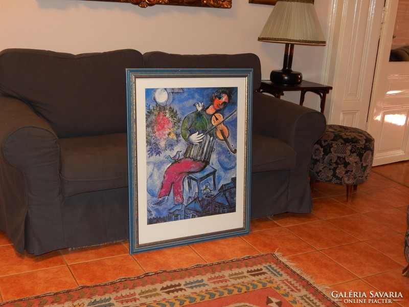 Nice frame for a 60X80 cm picture with Marc Chagall print 60 x 80 80x60