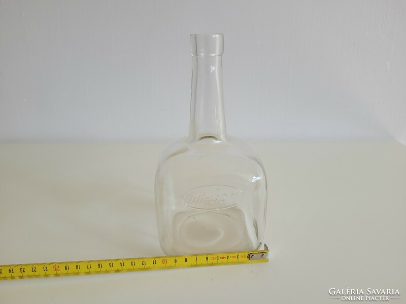 Old dit-gott dietrich and gottschlig r.T. Liqueur glass 0.9 l glass bottle 1930s - 40s